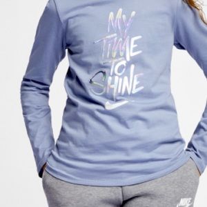 Time to Shine Nike long sleeve t-shirt